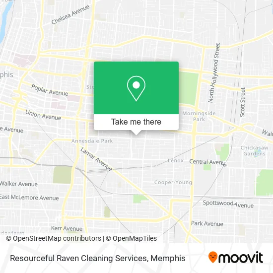 Resourceful Raven Cleaning Services map