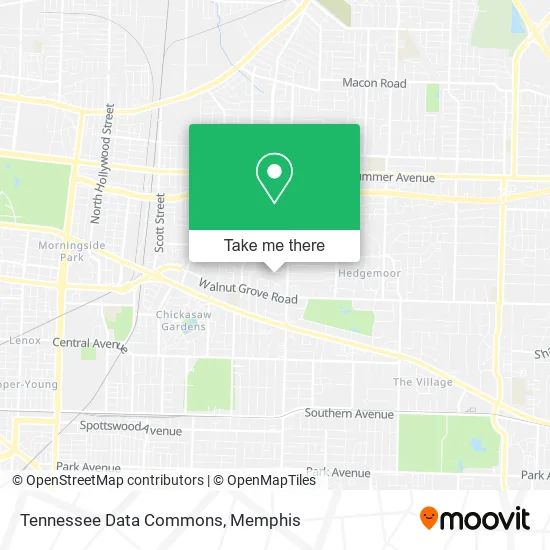 Tennessee Data Commons map