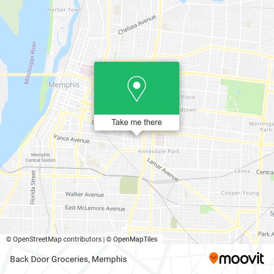 Back Door Groceries map