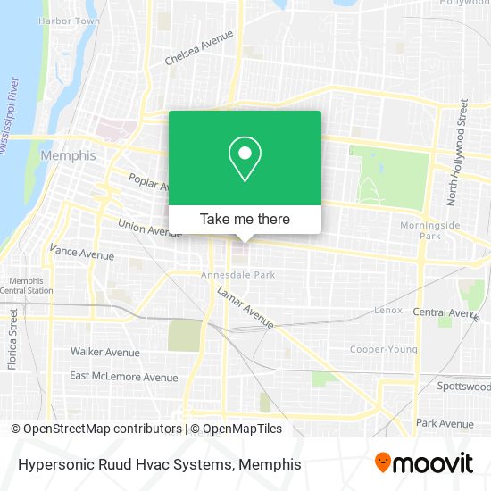 Mapa de Hypersonic Ruud Hvac Systems