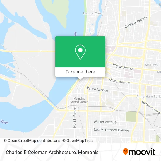 Charles E Coleman Architecture map