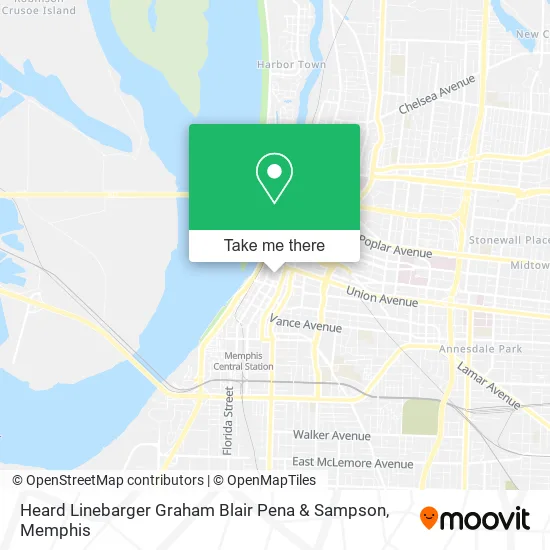 Mapa de Heard Linebarger Graham Blair Pena & Sampson