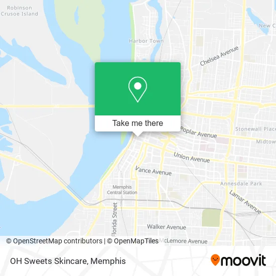 OH Sweets Skincare map