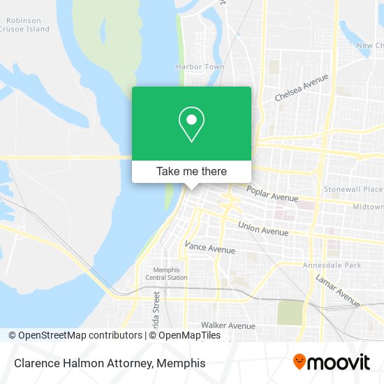Clarence Halmon Attorney map