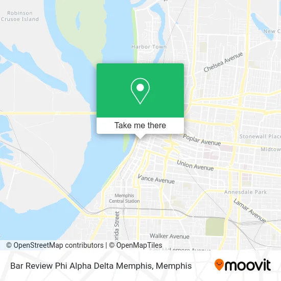 Bar Review Phi Alpha Delta Memphis map