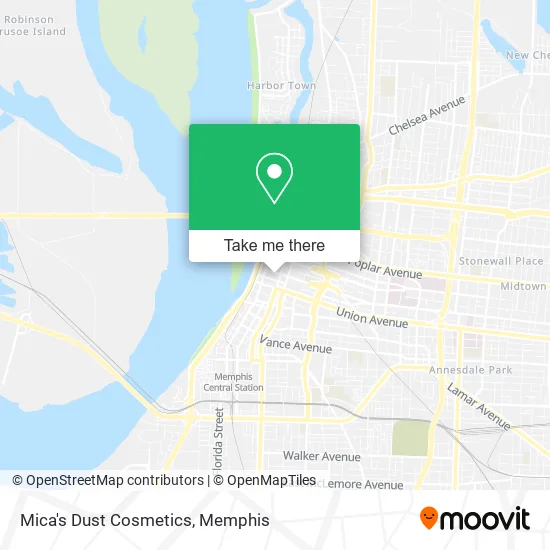 Mica's Dust Cosmetics map