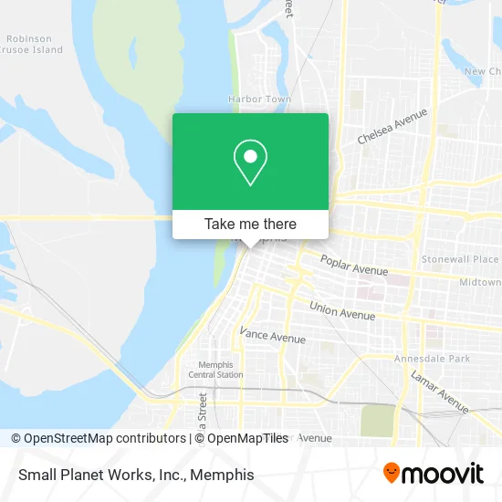 Small Planet Works, Inc. map