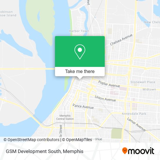 Mapa de GSM Development South