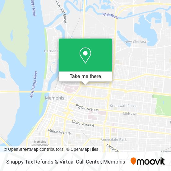Mapa de Snappy Tax Refunds & Virtual Call Center