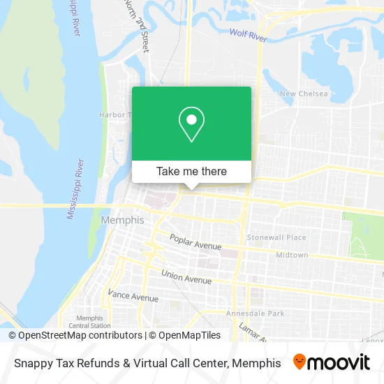 Mapa de Snappy Tax Refunds & Virtual Call Center