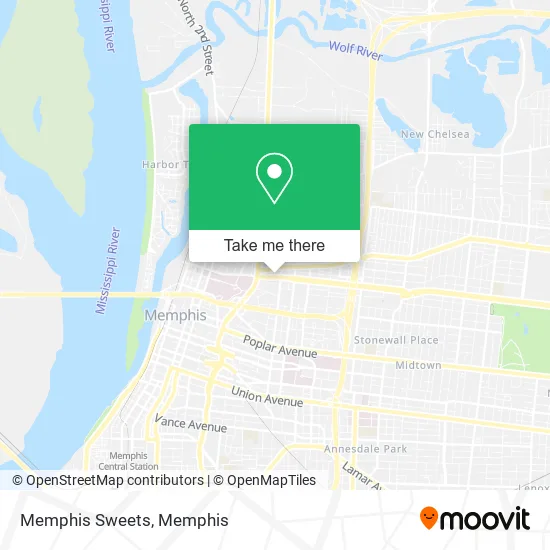Memphis Sweets map