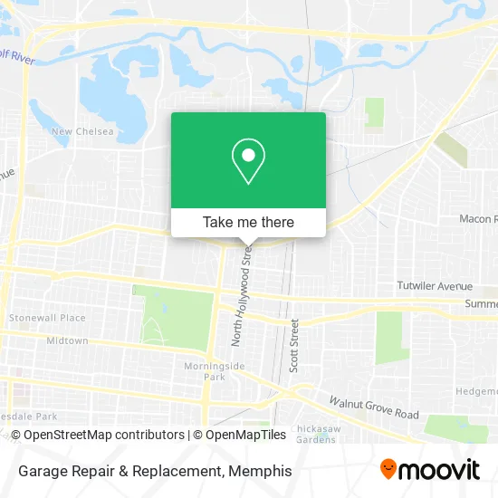 Garage Repair & Replacement map