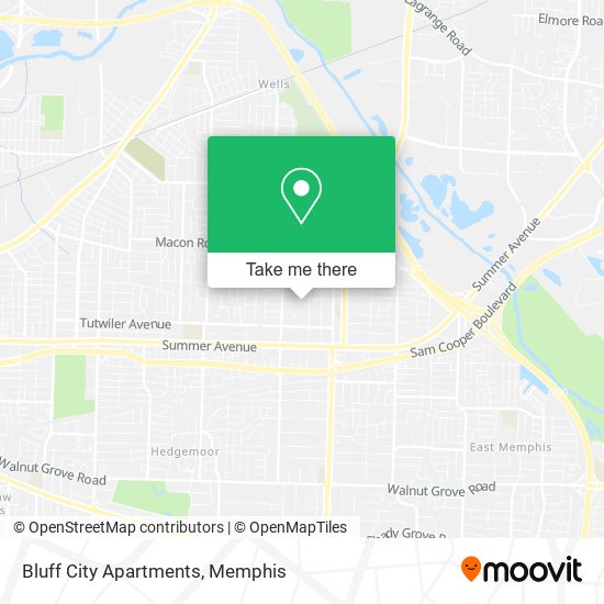 Bluff City Apartments map