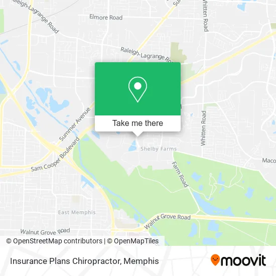 Insurance Plans Chiropractor map