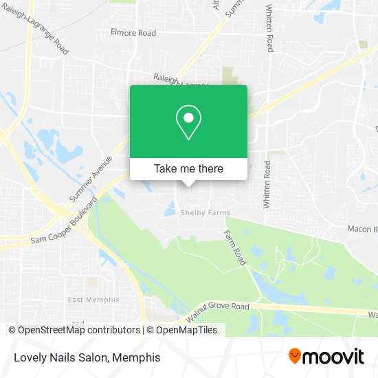 Mapa de Lovely Nails Salon