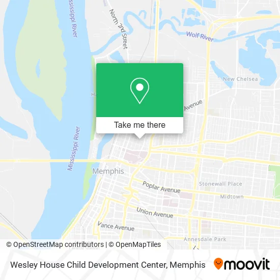 Wesley House Child Development Center map