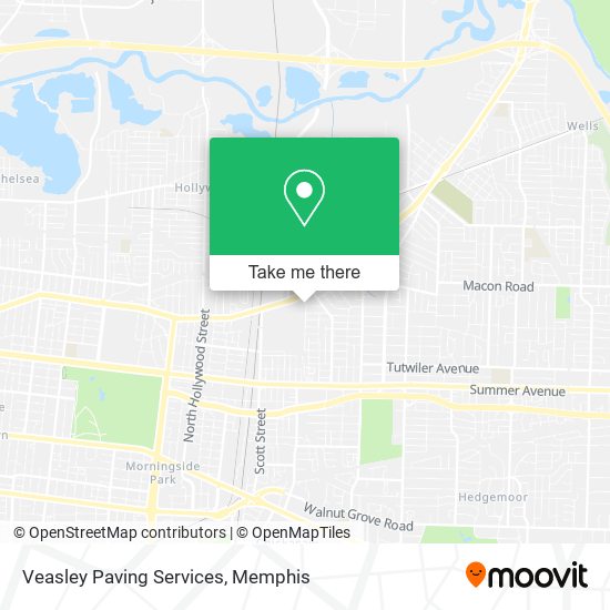 Veasley Paving Services map