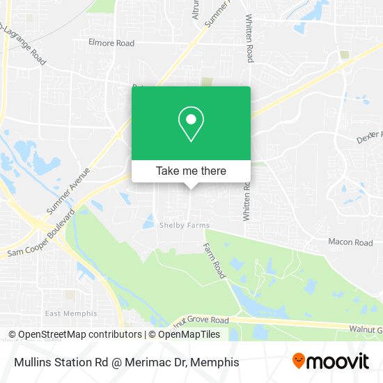 Mapa de Mullins Station Rd @ Merimac Dr