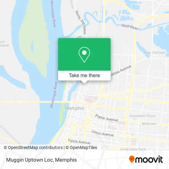 Muggin Uptown Loc map