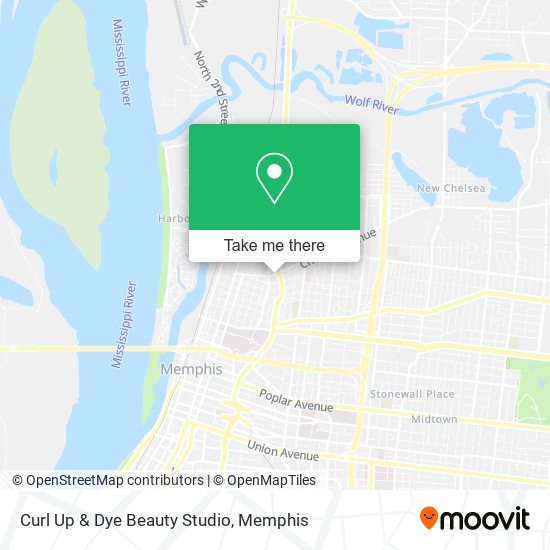 Mapa de Curl Up & Dye Beauty Studio