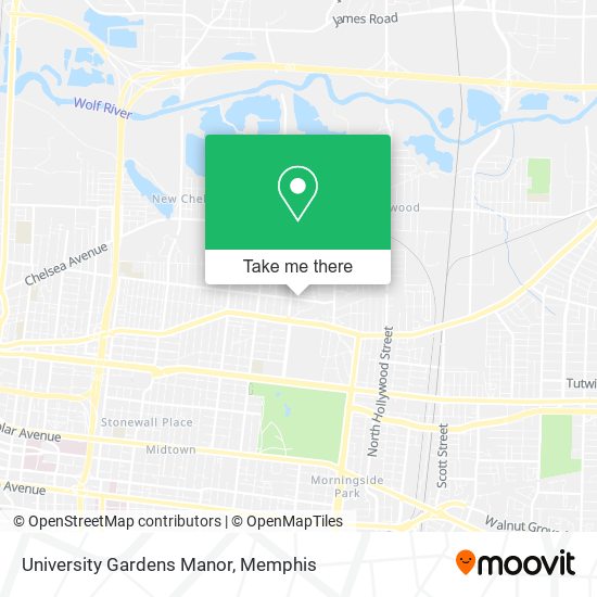 Mapa de University Gardens Manor