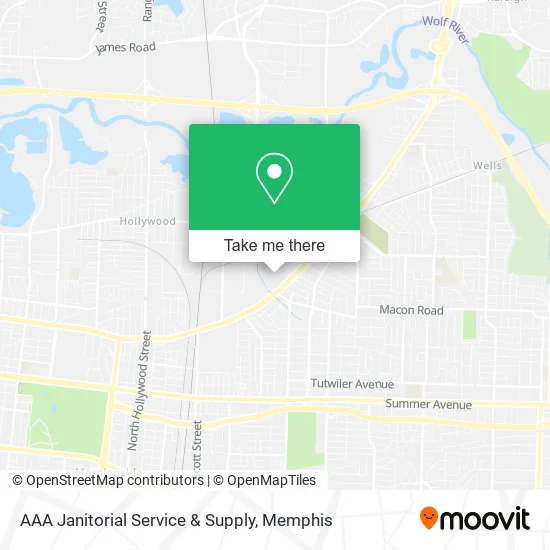 AAA Janitorial Service & Supply map