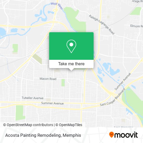 Mapa de Acosta Painting Remodeling