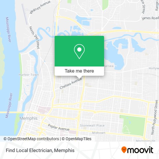 Find Local Electrician map