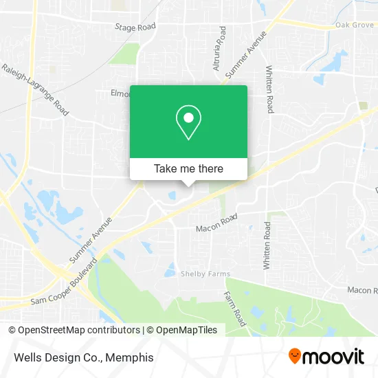 Wells Design Co. map