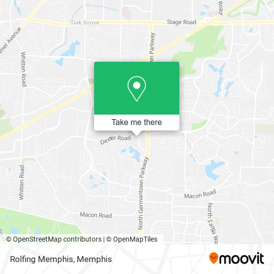 Mapa de Rolfing Memphis