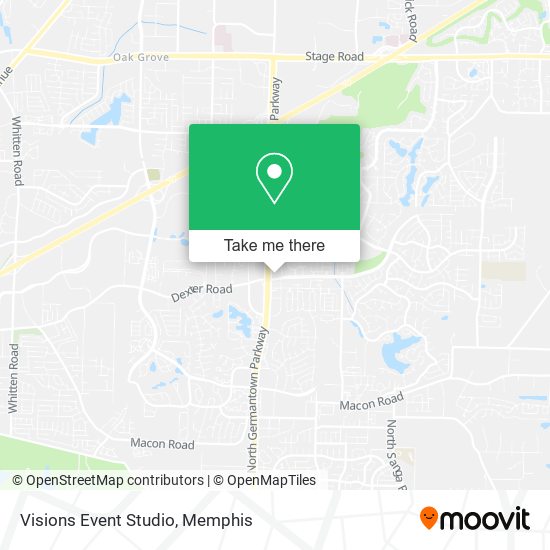 Visions Event Studio map