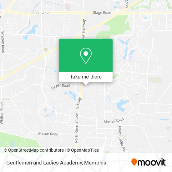 Gentlemen and Ladies Academy map
