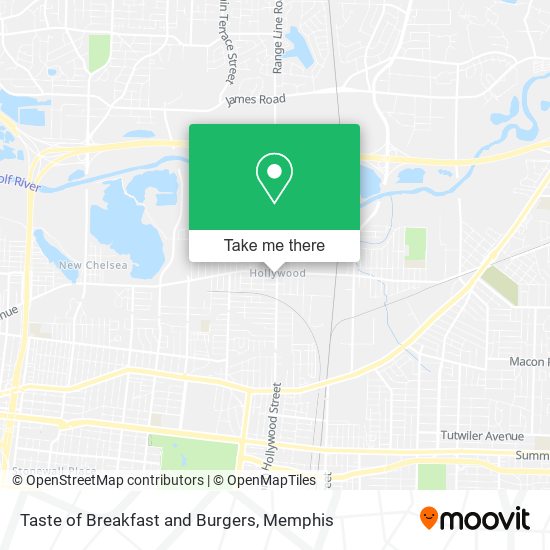 Taste of Breakfast and Burgers map