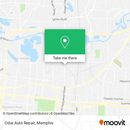 Odar Auto Repair map