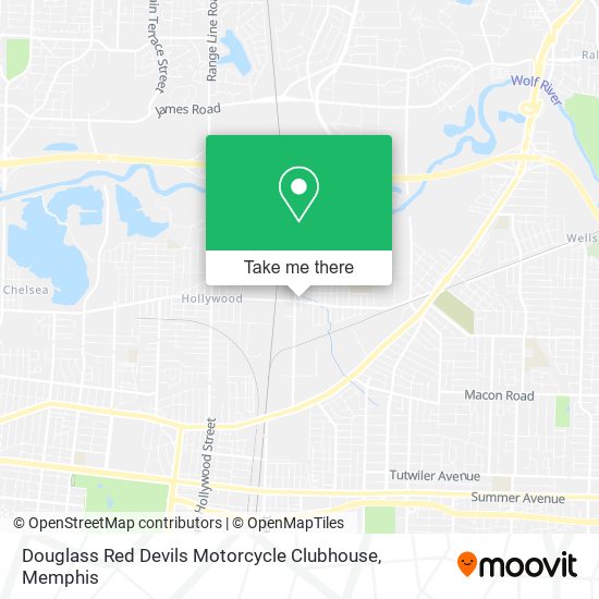 Mapa de Douglass Red Devils Motorcycle Clubhouse