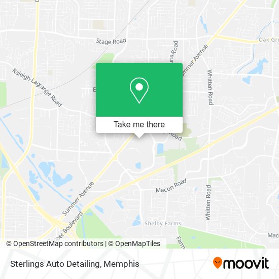 Sterlings Auto Detailing map