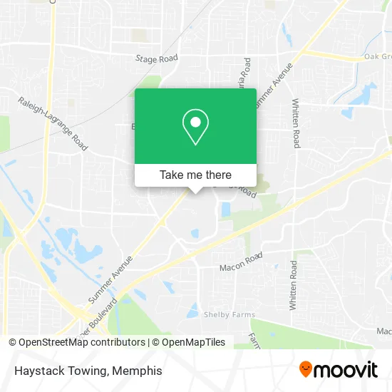 Haystack Towing map