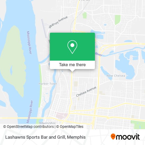 Lashawns Sports Bar and Grill map