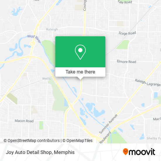 Mapa de Joy Auto Detail Shop