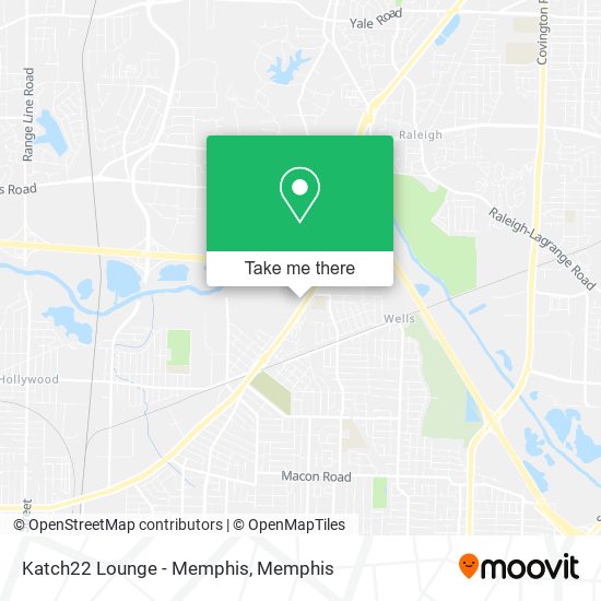 Mapa de Katch22 Lounge - Memphis