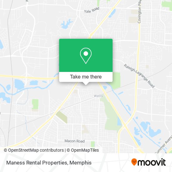 Maness Rental Properties map