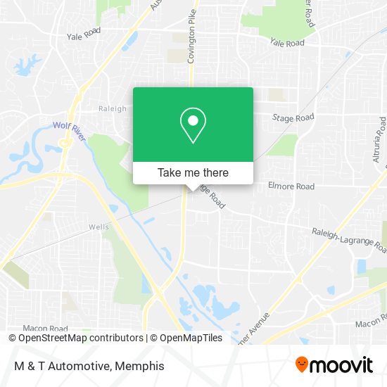 M & T Automotive map