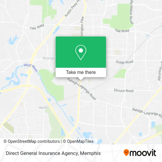 Direct General Insurance Agency map
