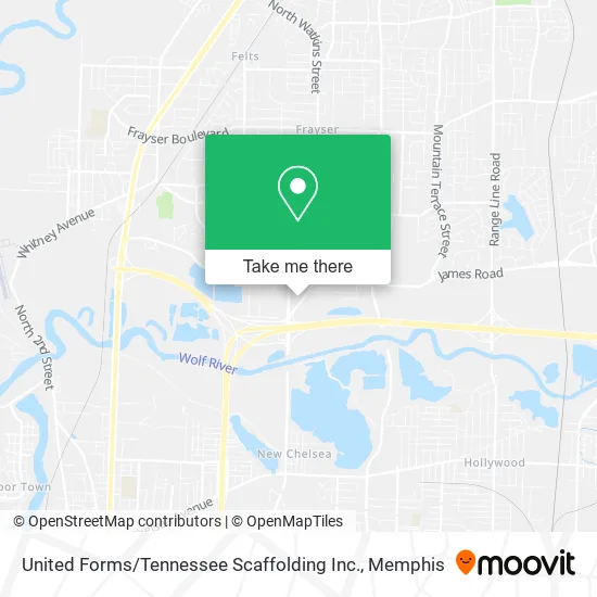 United Forms / Tennessee Scaffolding Inc. map
