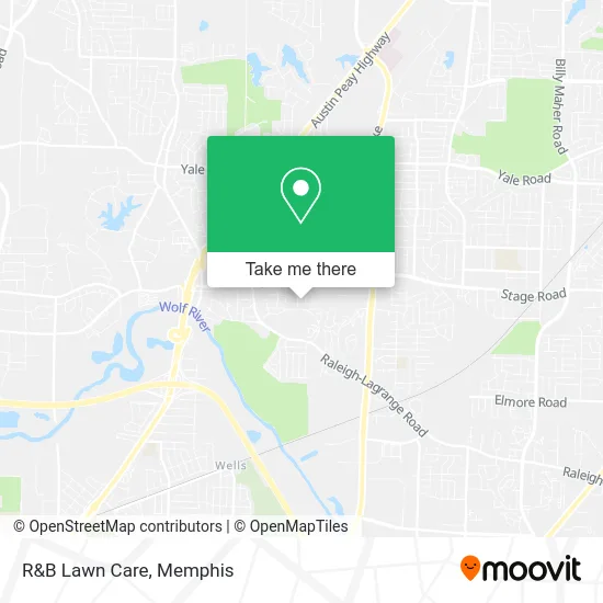 R&B Lawn Care map
