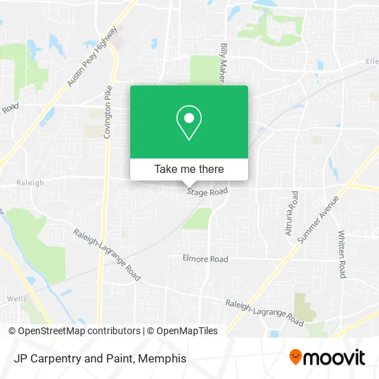 JP Carpentry and Paint map