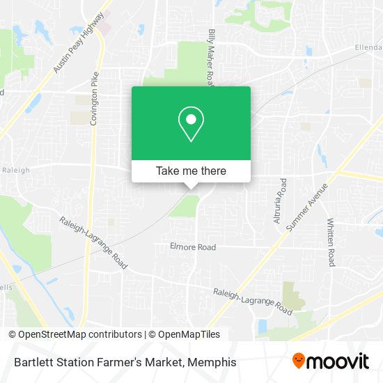 Mapa de Bartlett Station Farmer's Market