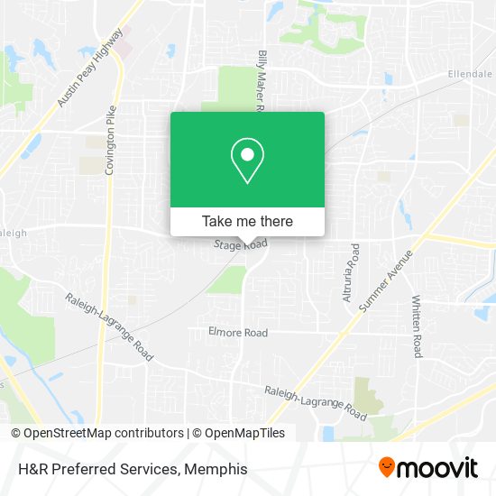 H&R Preferred Services map