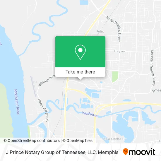J Prince Notary Group of Tennessee, LLC map