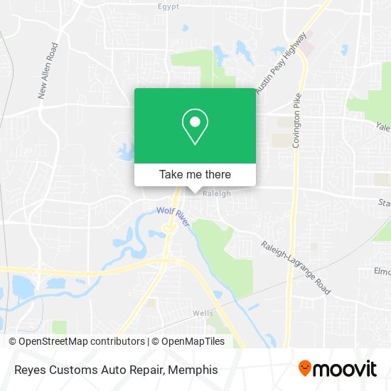 Reyes Customs Auto Repair map